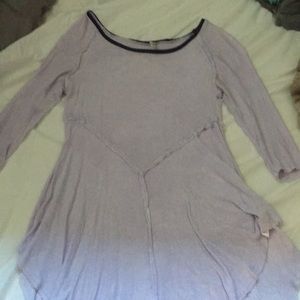 Free People lavender flowy blouse